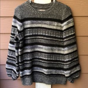 Barely worn multi striped sweater